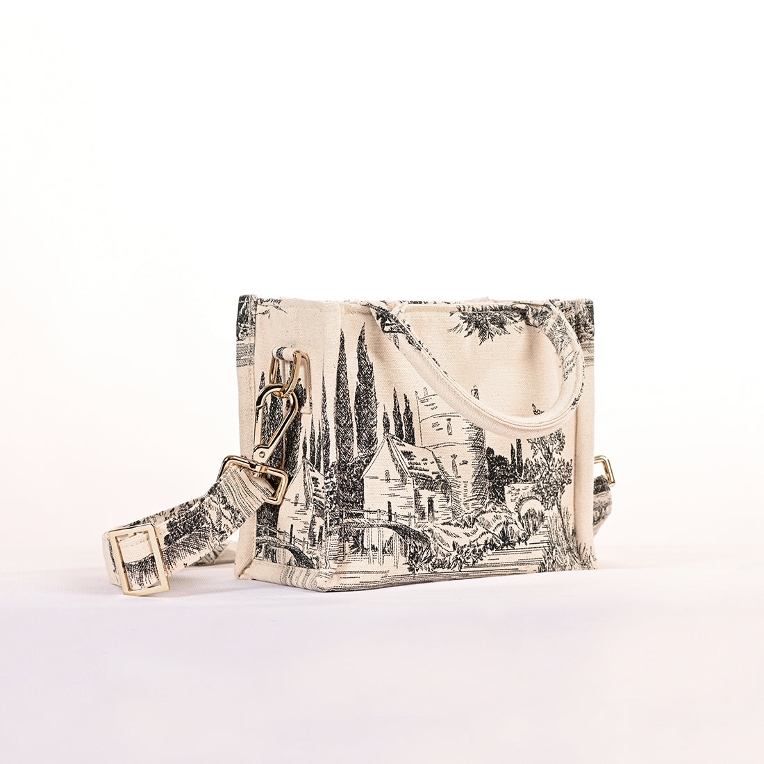 Eden Mini Canvas Bag Black