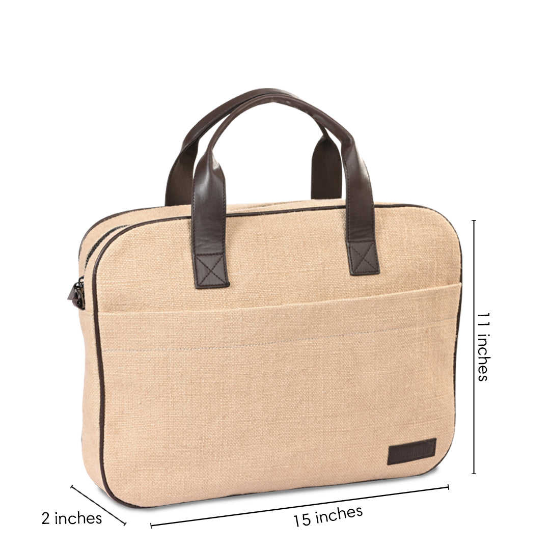 Cove Soft Jute Laptop Bag