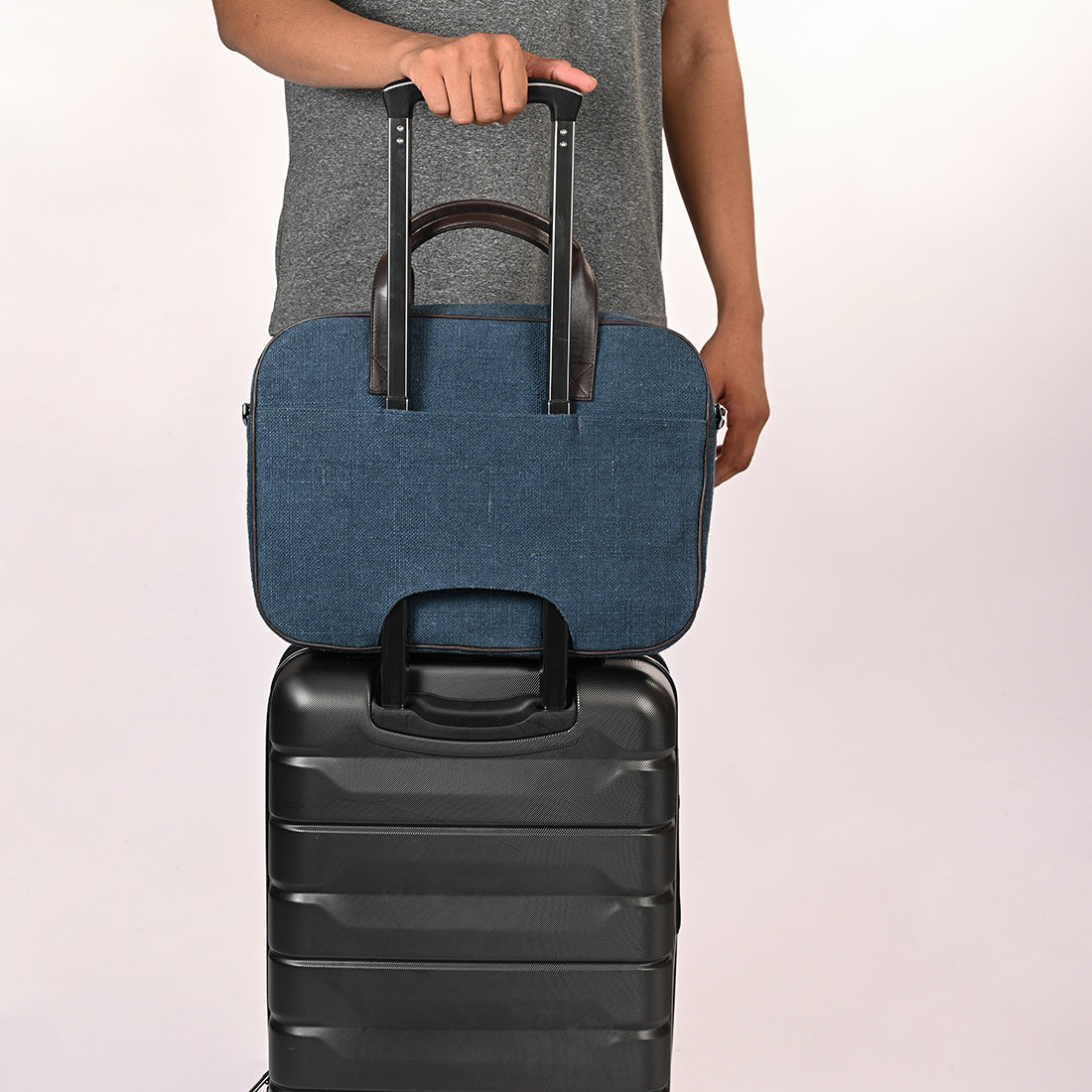 Cove Soft Jute Laptop Bag