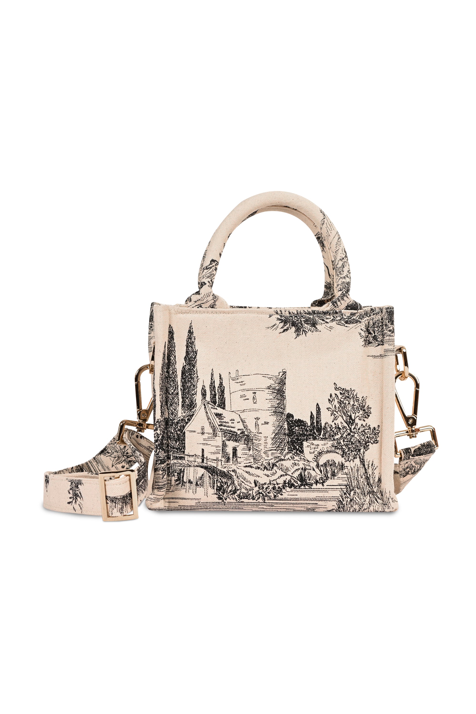 Eden Mini Canvas Bag Black