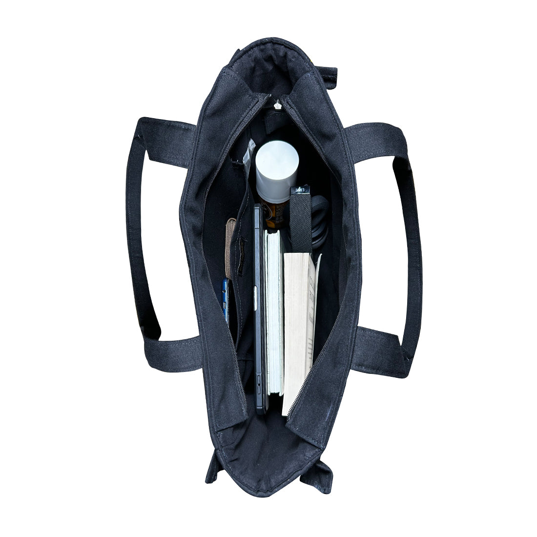 Quilted Canvas Tote Bag