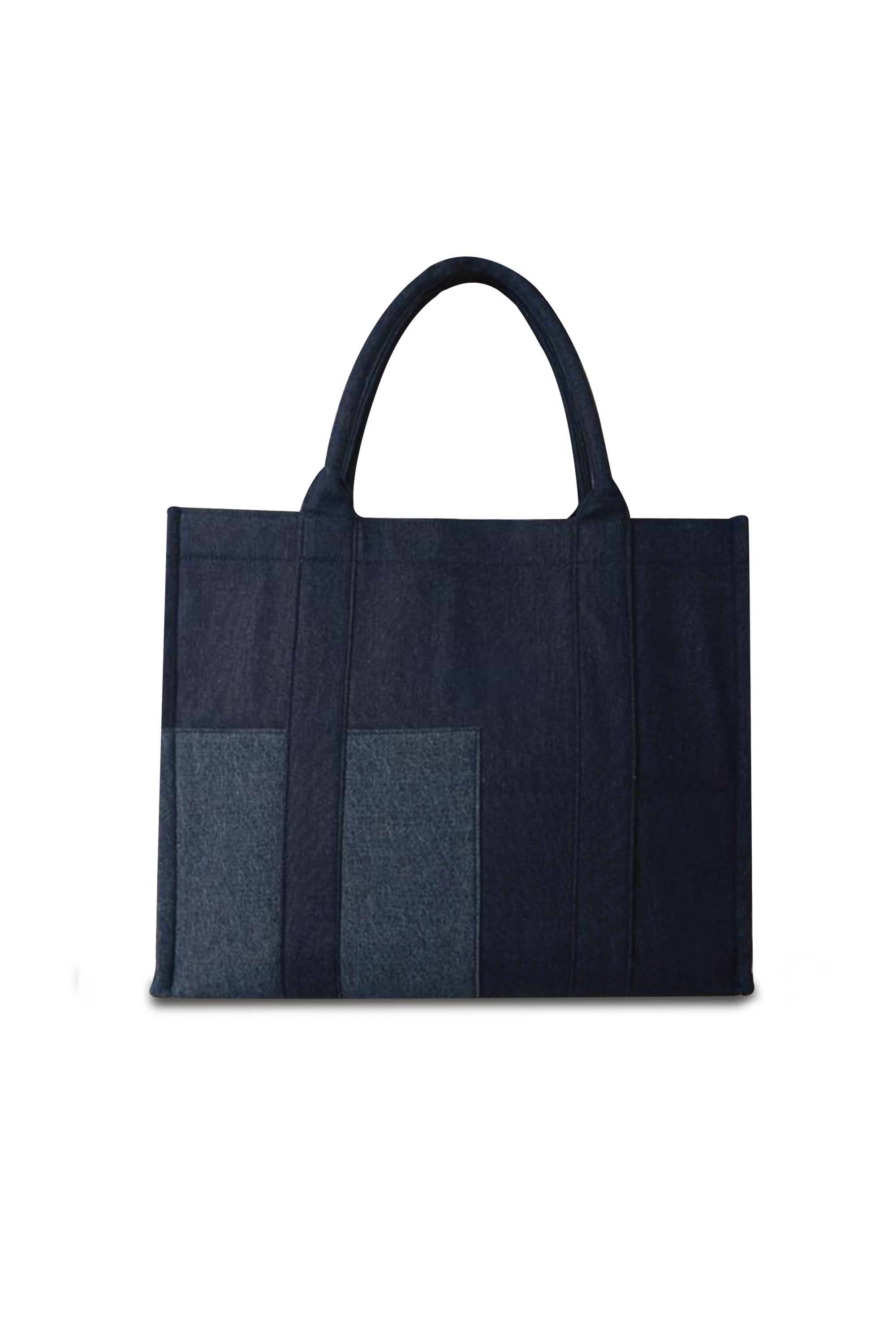 Azure Box Tote Bag Denim