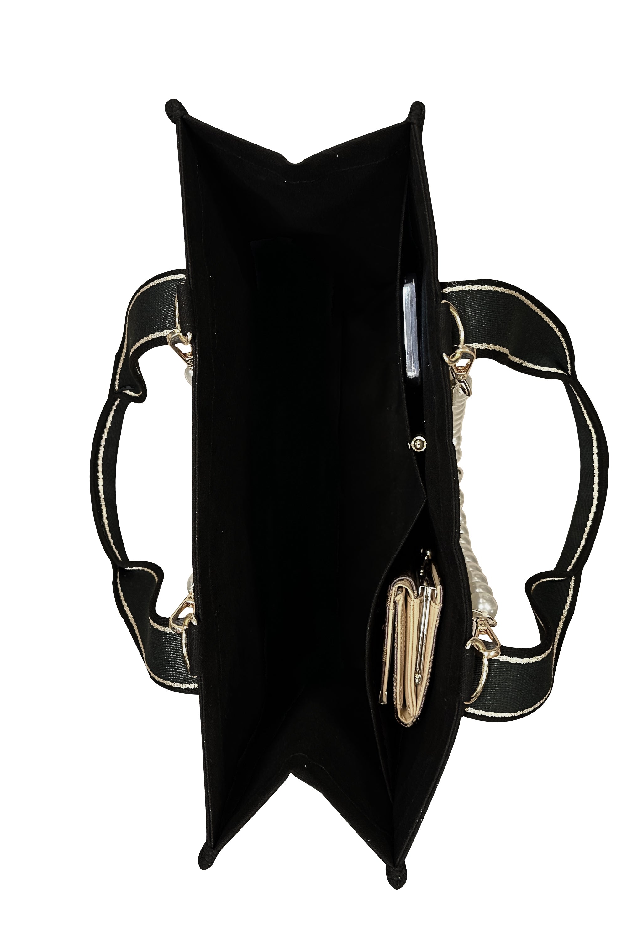 Reign Dual Handle Tote Bag Black