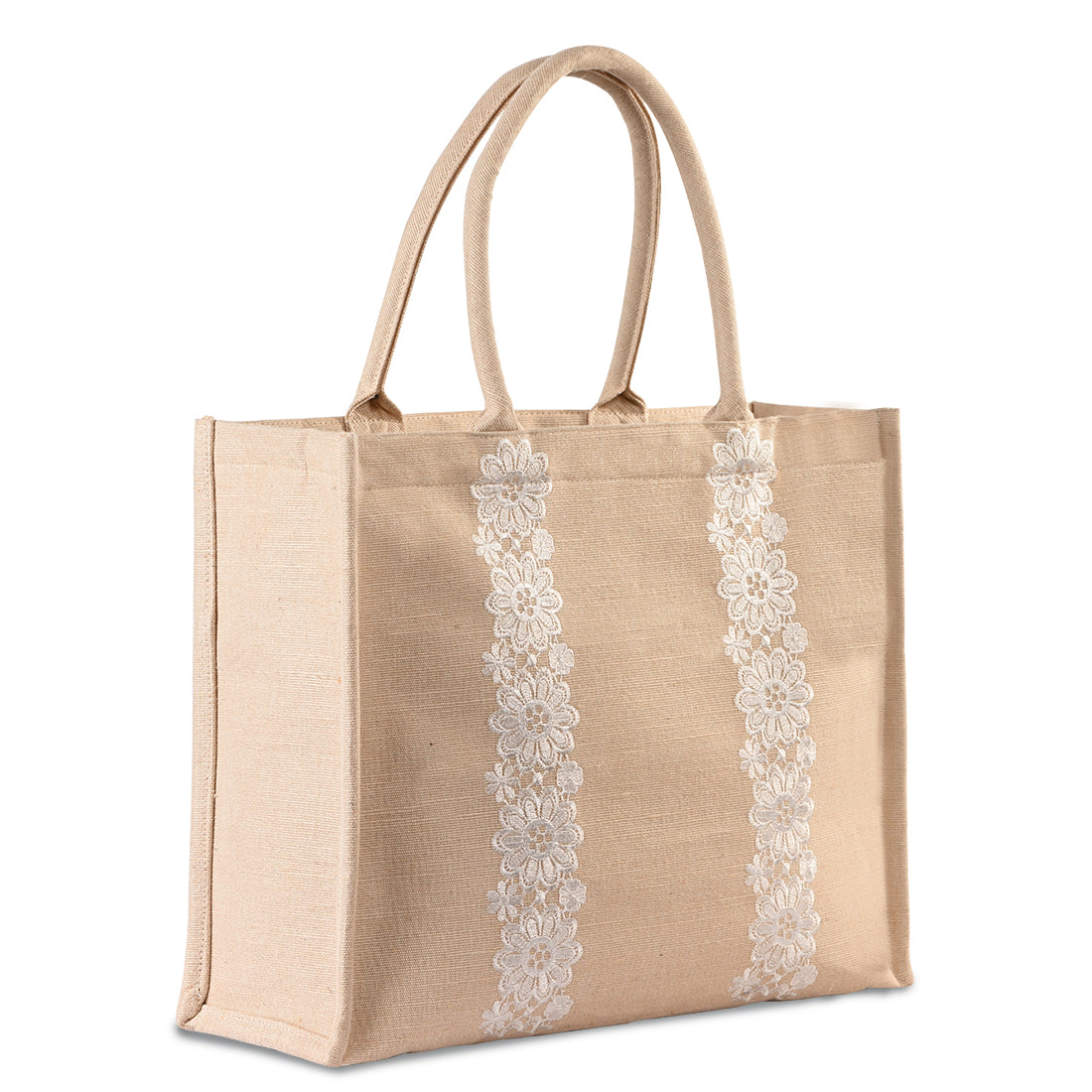 Grace Box Tote Bag Natural