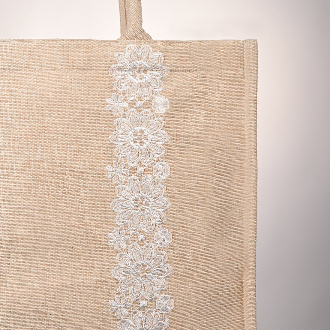 Grace Box Tote Bag Natural