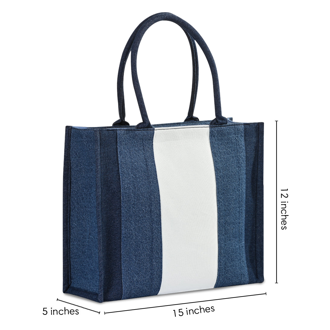 Gigi Box Tote Bag Denim