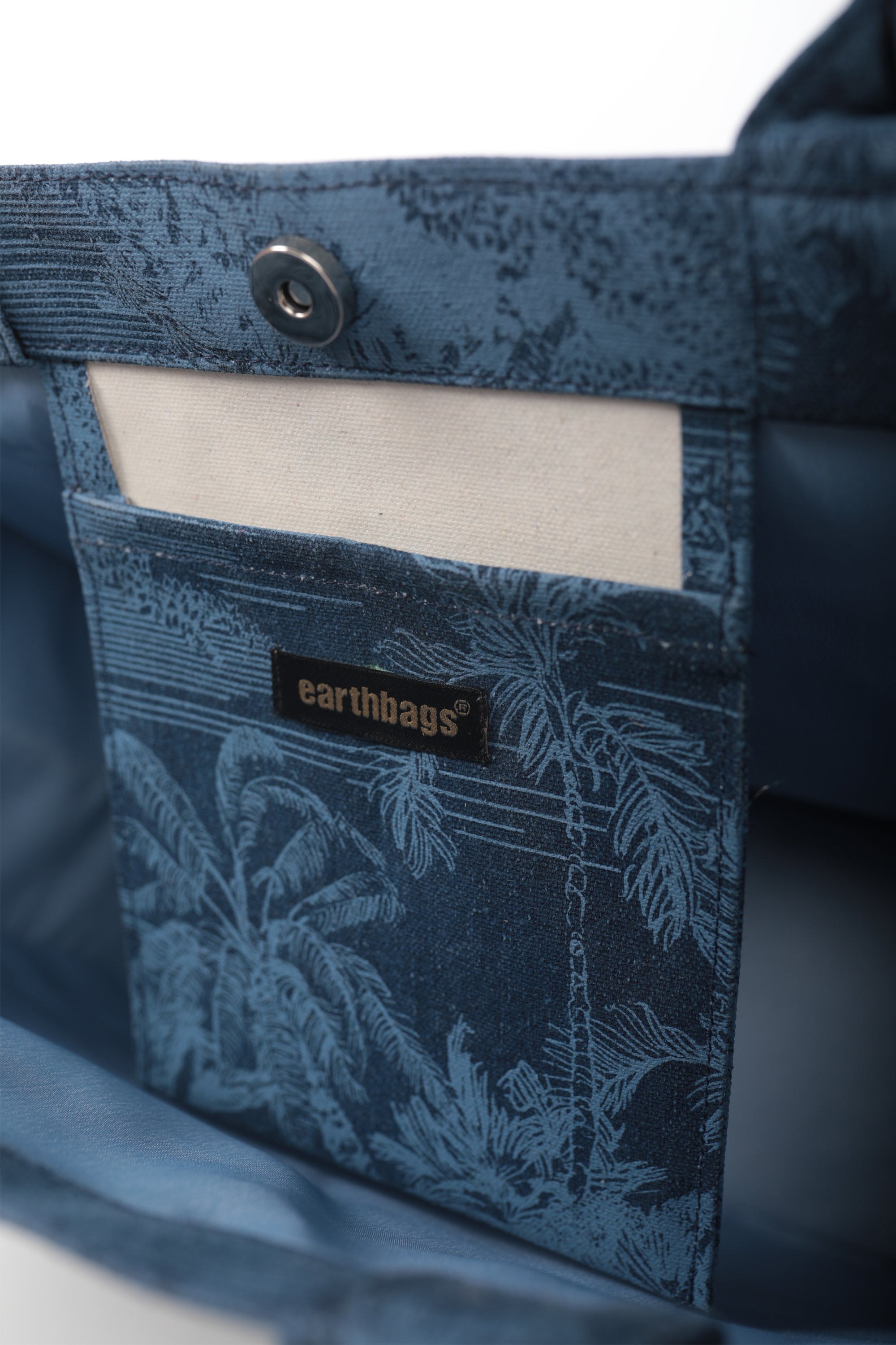 Luna Box Tote Bag Blue