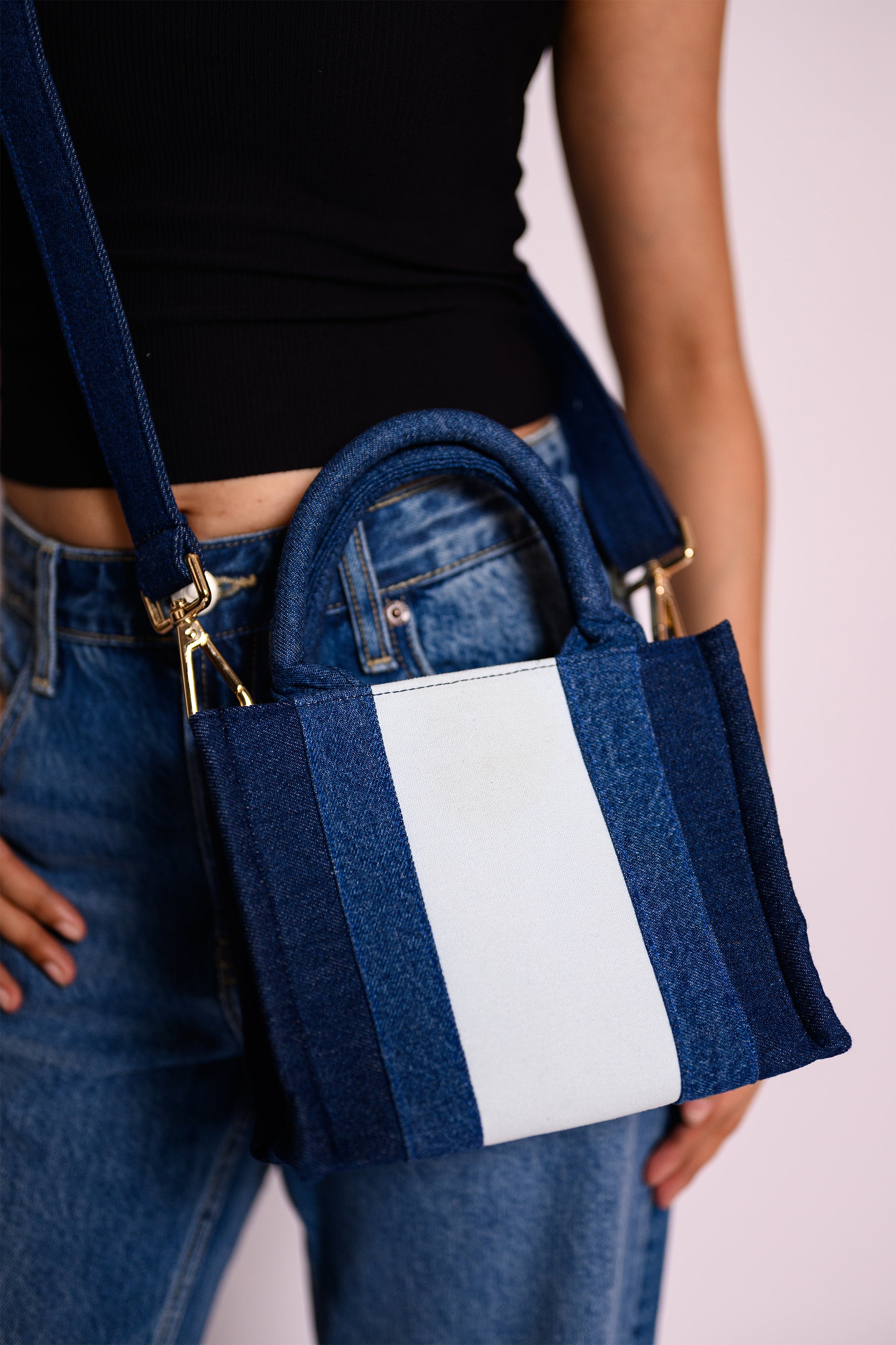 Gigi Mini Canvas Bag Denim