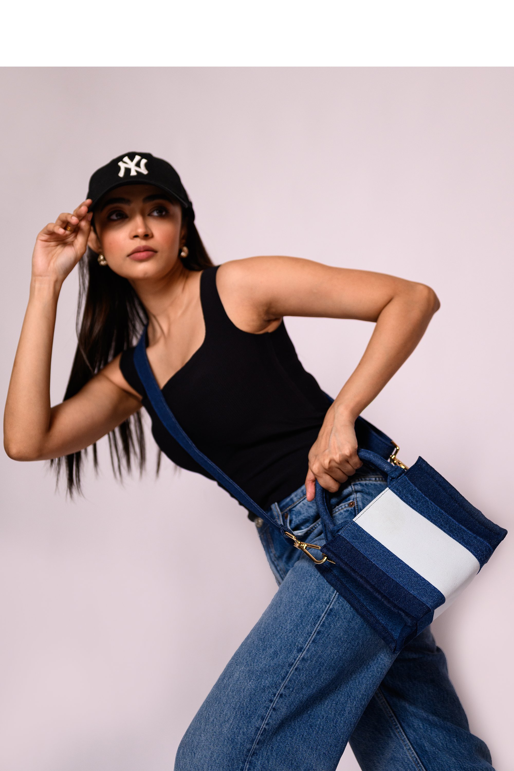 Gigi Mini Canvas Bag Denim