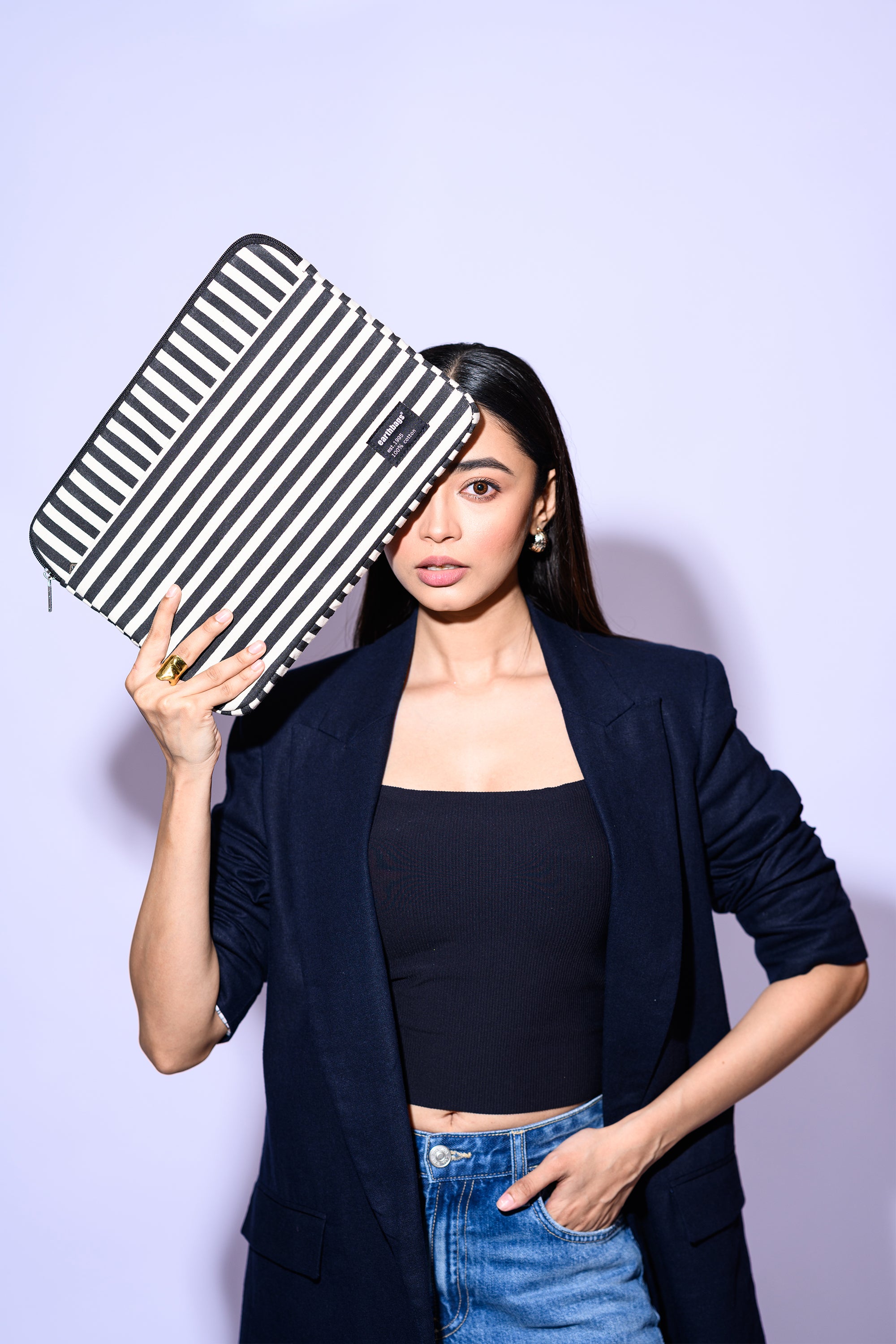 Vogue Laptop Sleeve Striped