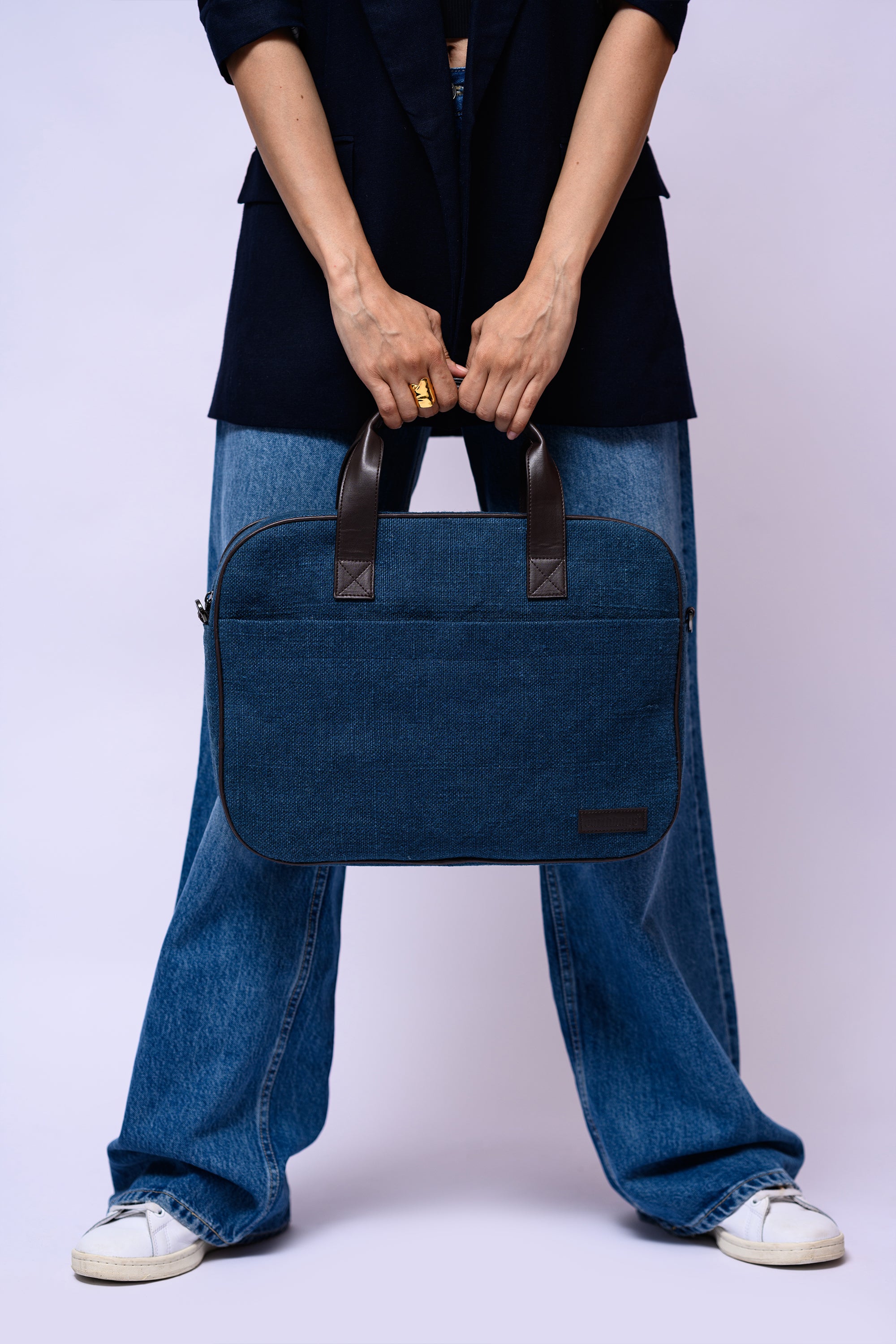 Cove Soft Jute Laptop Bag
