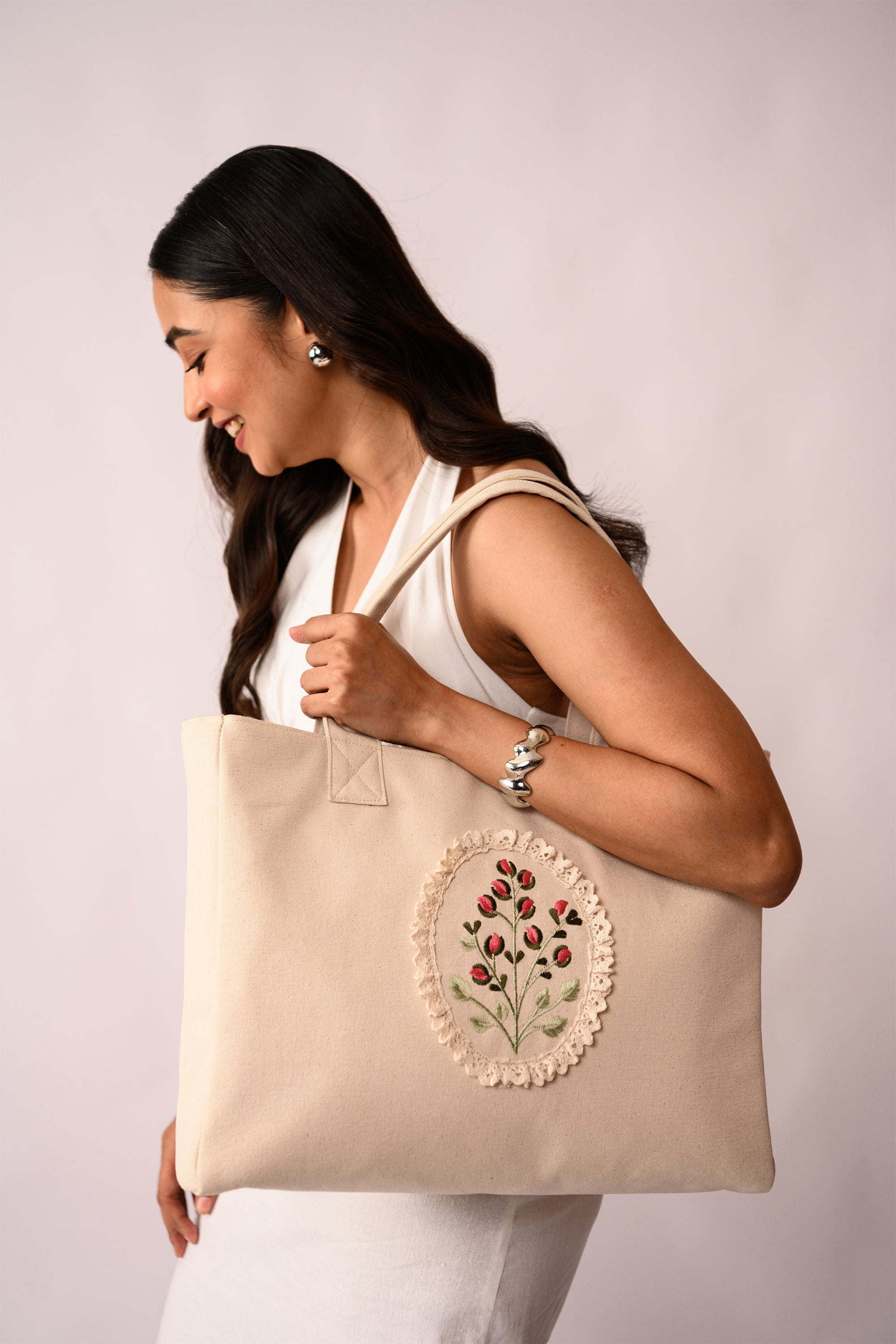 Bella Tote Bag Natural