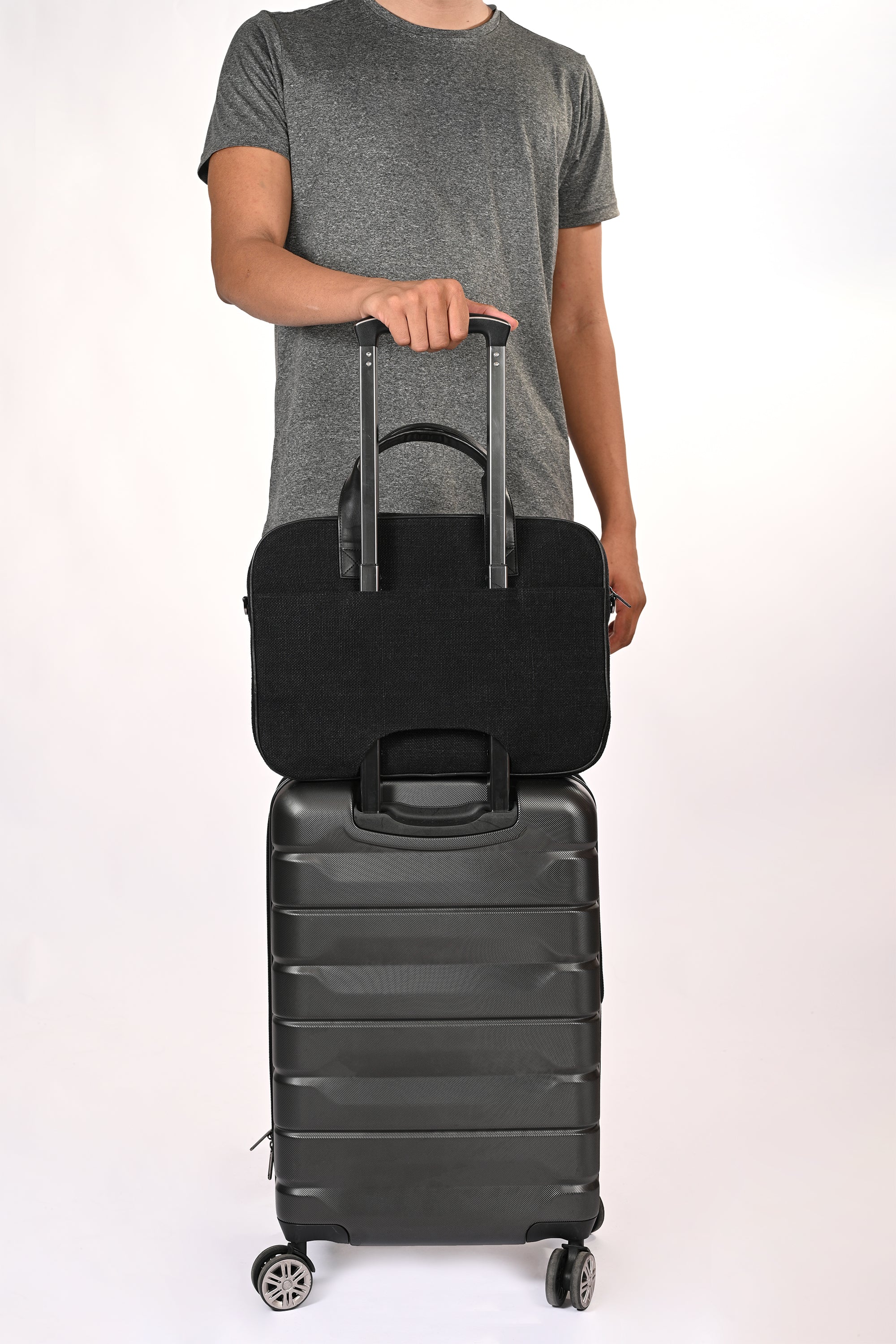 Cove Soft Jute Laptop Bag