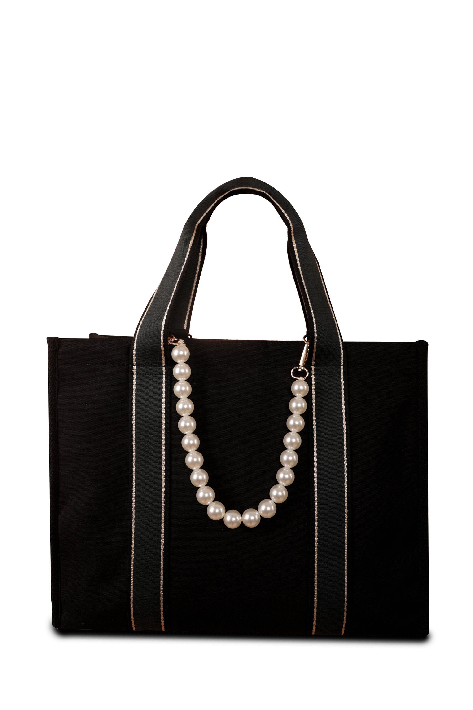 Reign Dual Handle Tote Bag Black