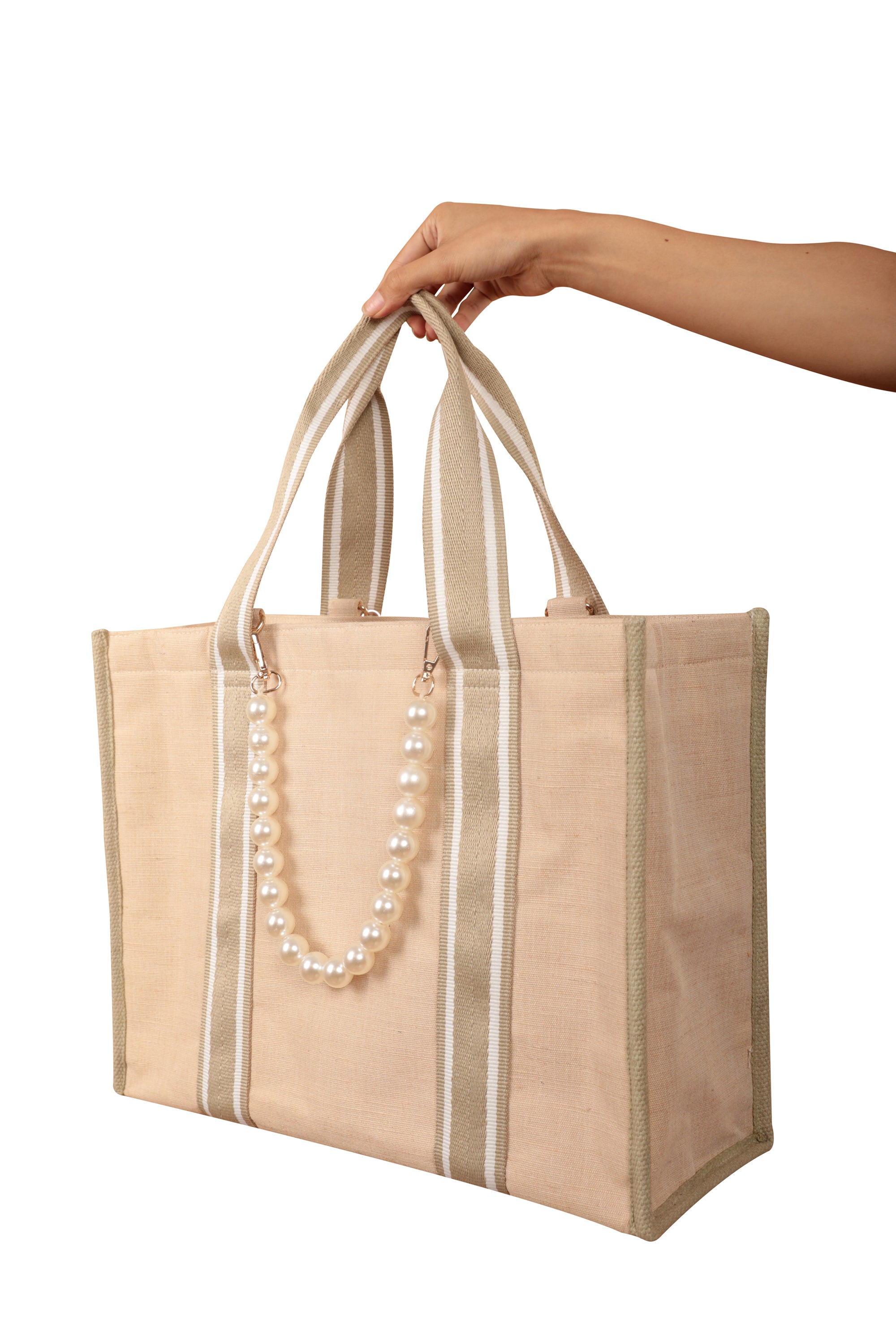 Reign Dual Handle Tote Bag Natural