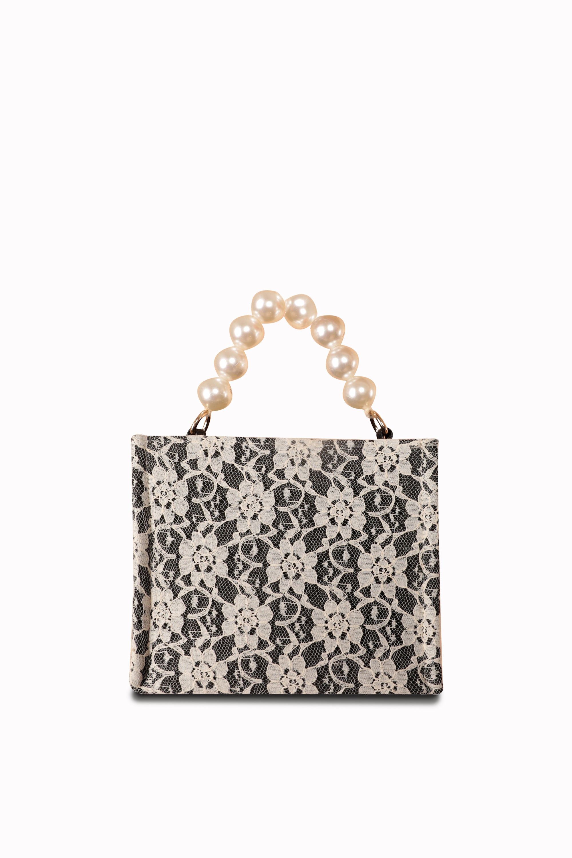 Audrey Lace Mini Bag Black
