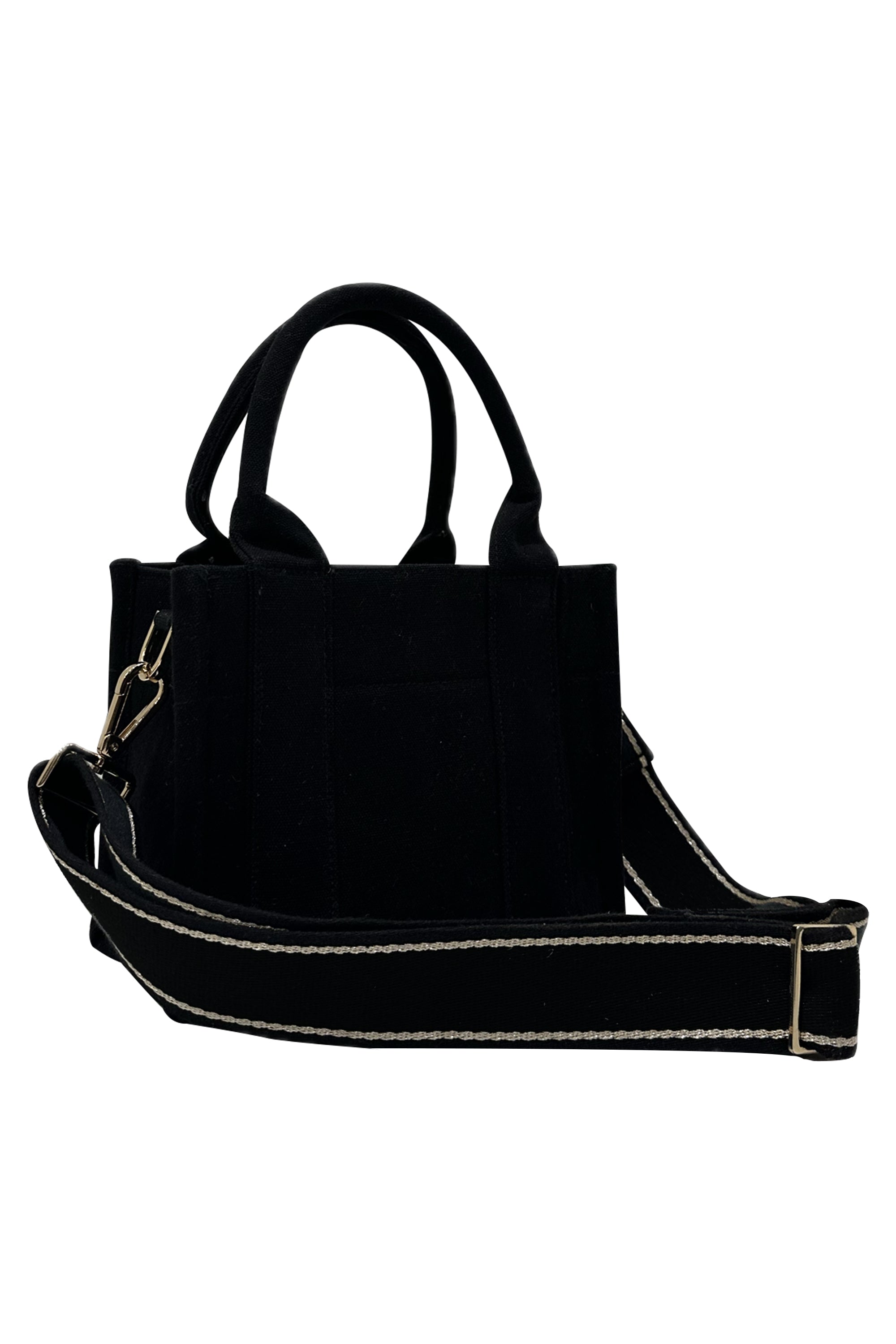 Cara Mini Canvas Bag Black