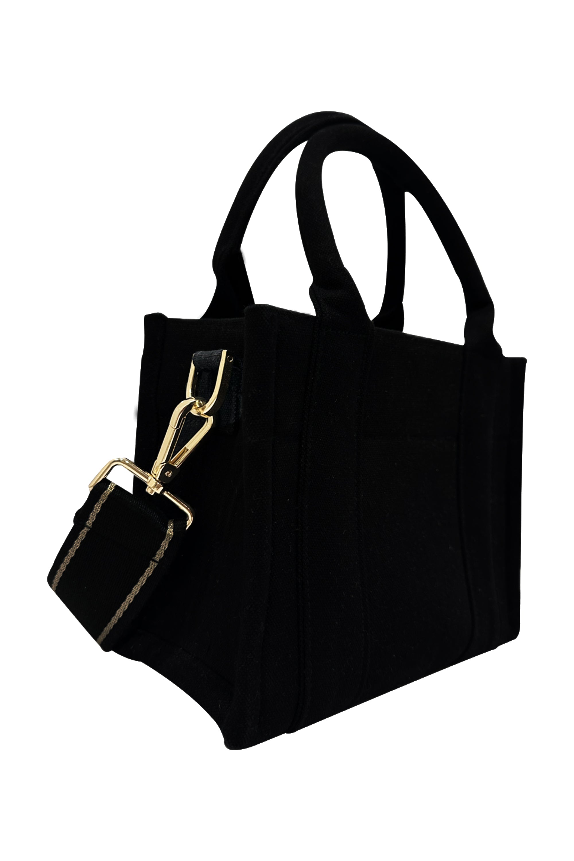 Cara Mini Canvas Bag Black