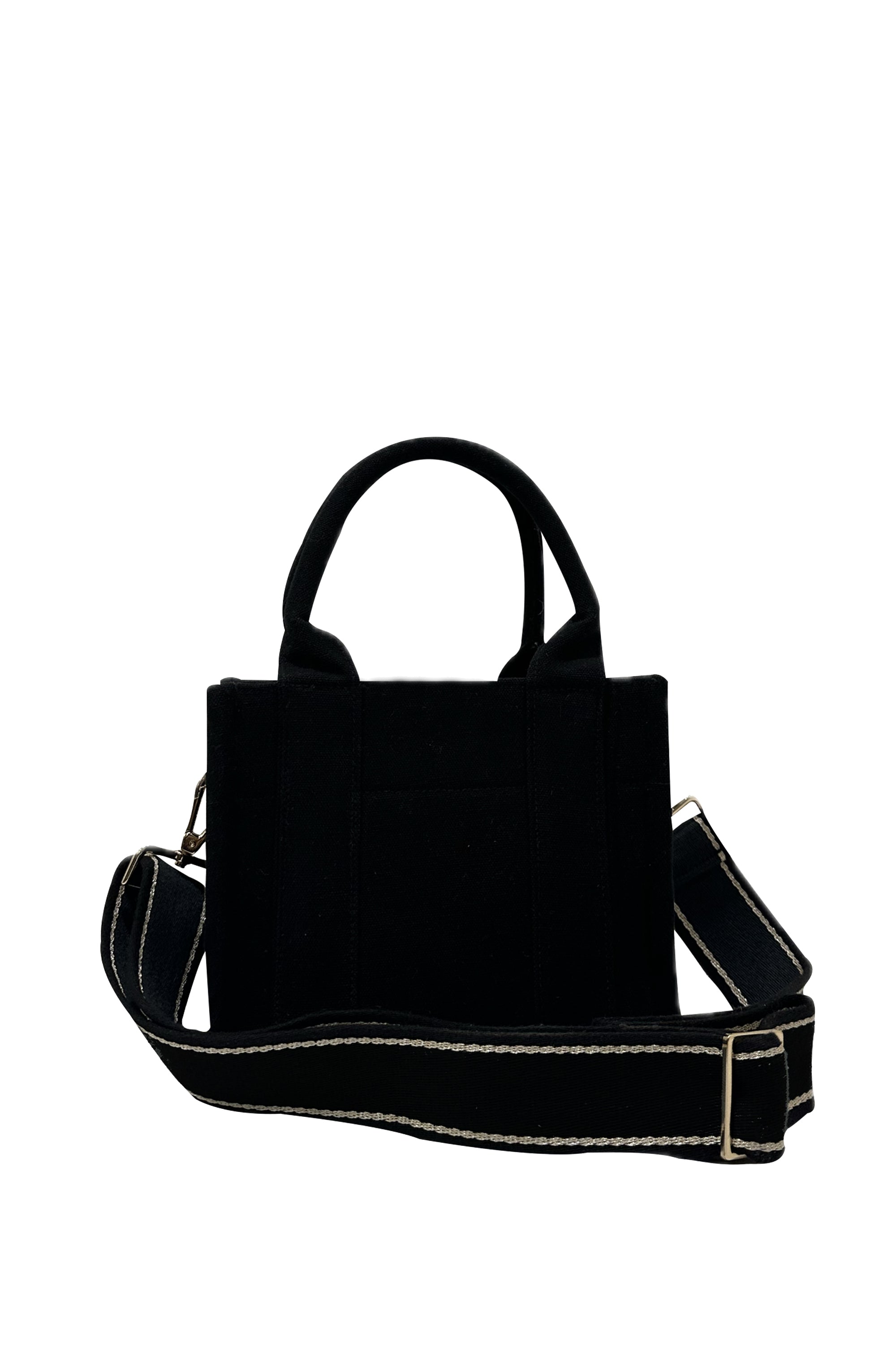 Cara Mini Canvas Bag Black