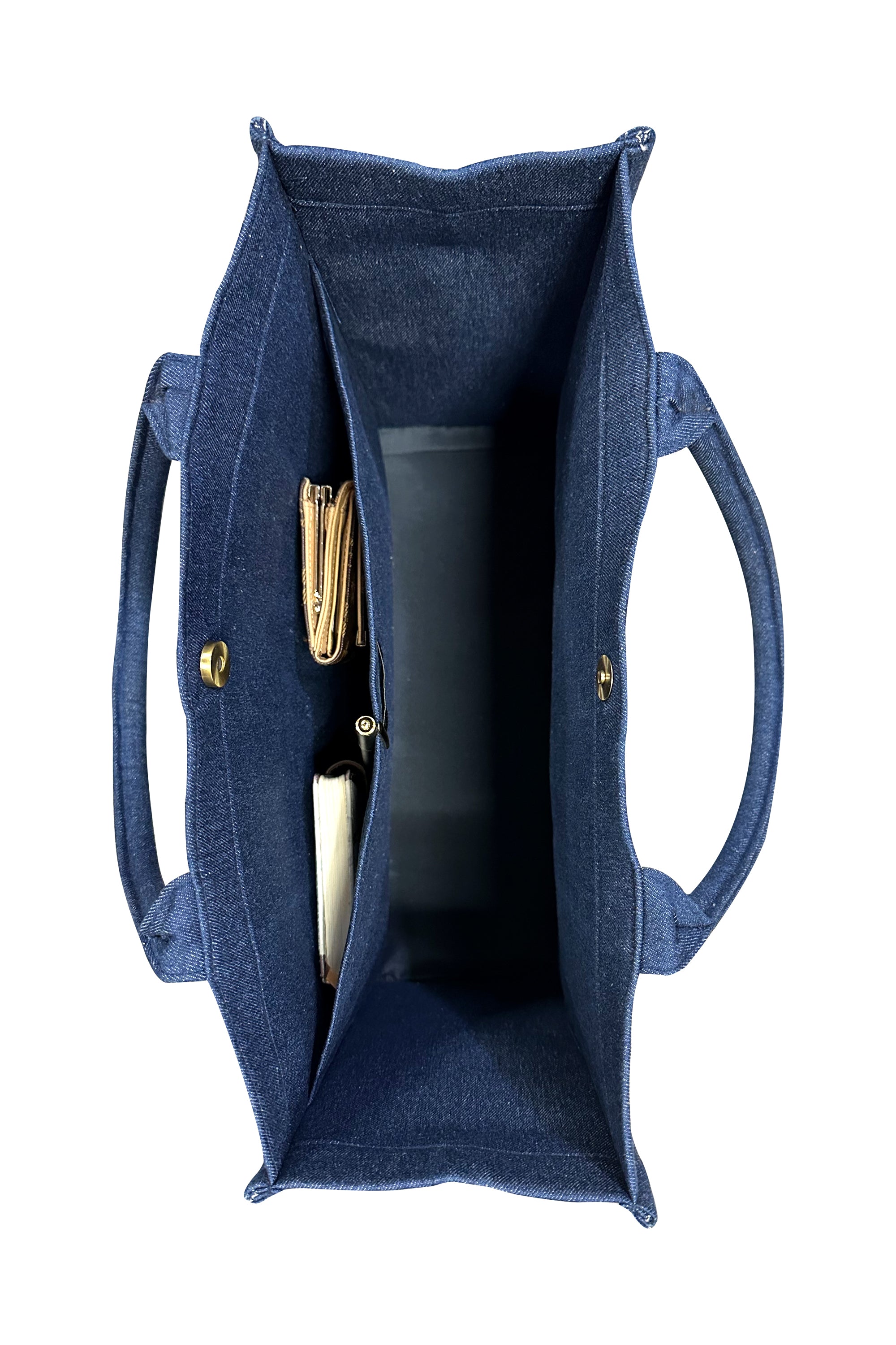 Azure Box Tote Bag Denim – shopearthbags