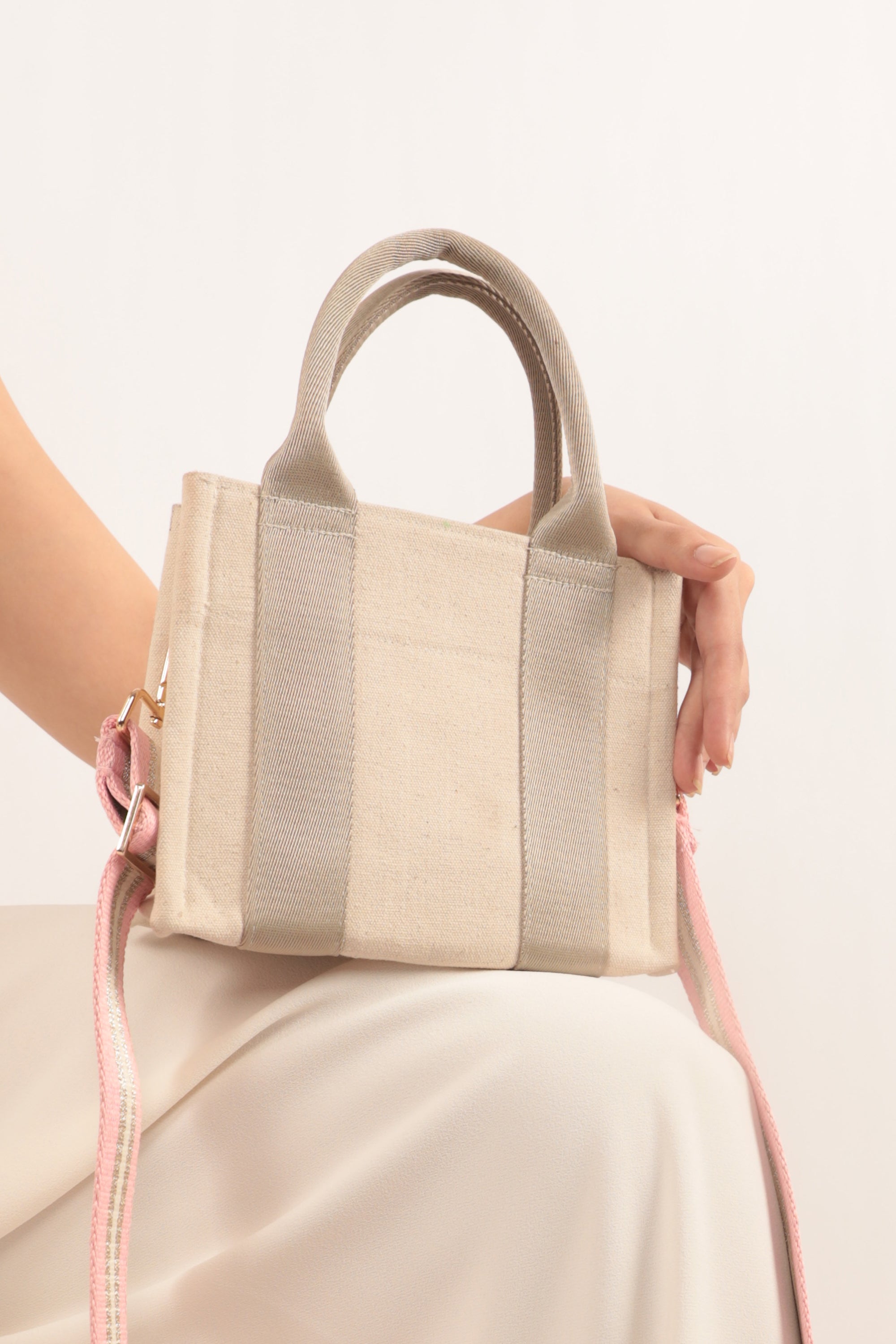 Cara Mini Canvas Bag Natural