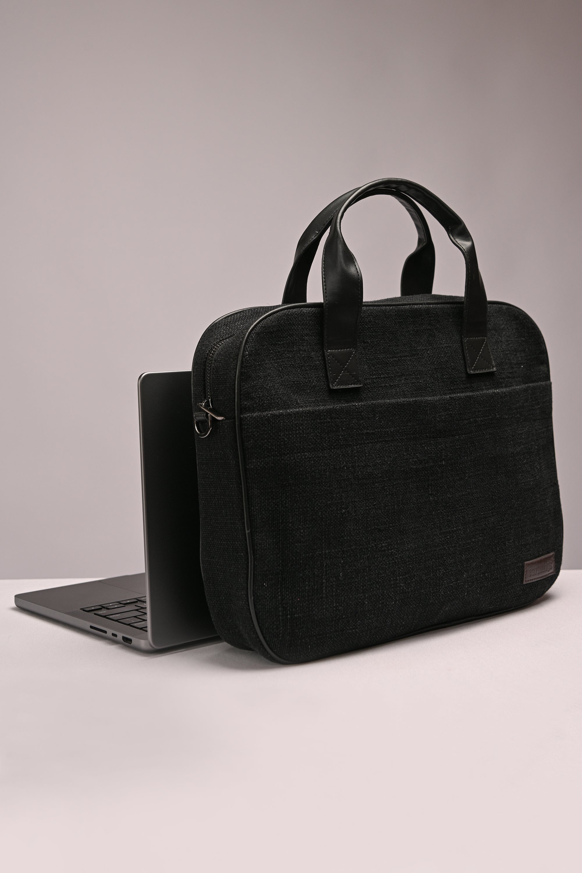 Cove Soft Jute Laptop Bag